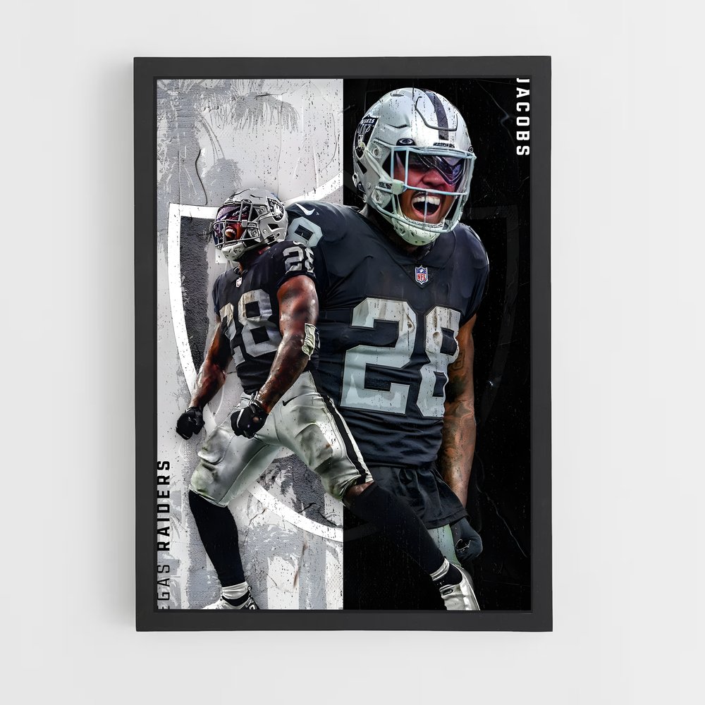 Poster Gridiron Noir (vue 2)